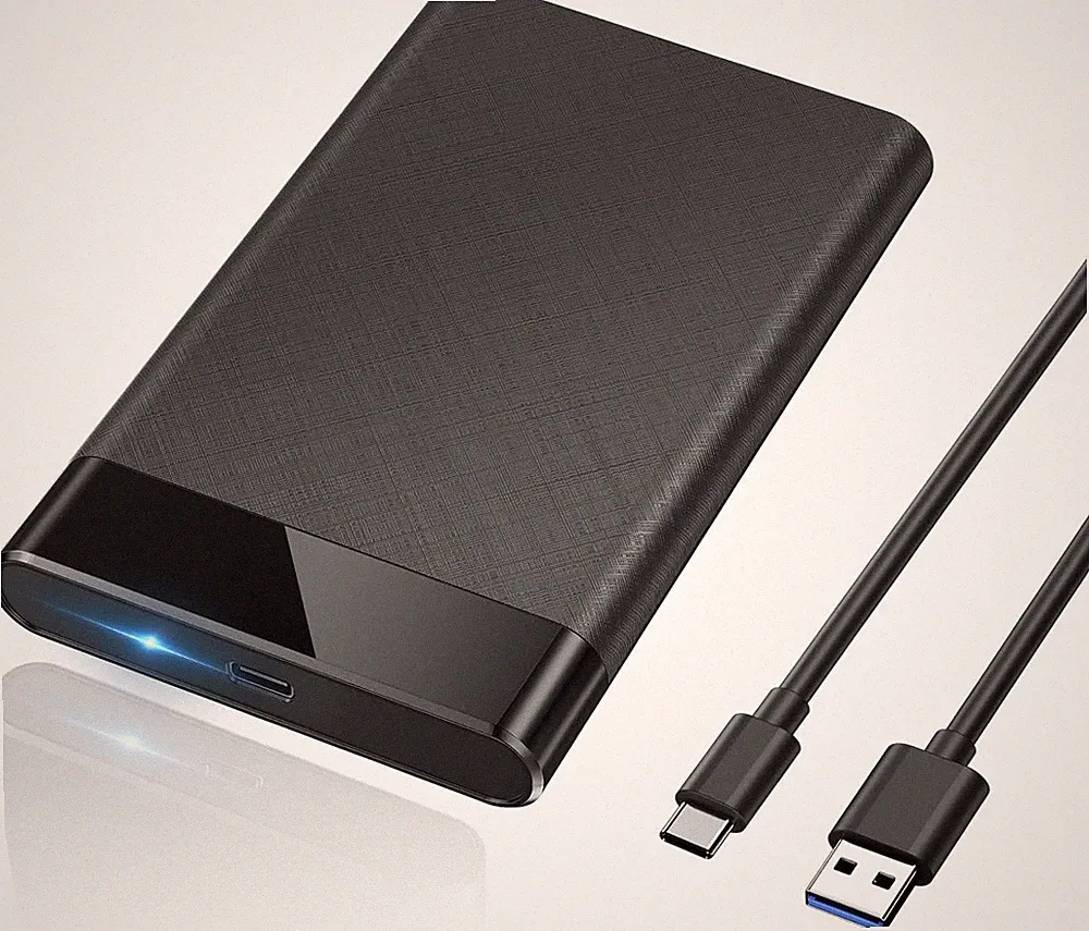 2.5'' External Hard Drive Enclosure, 6Gbps USB C 3.1 Gen 2 to SATA III Tool-F...