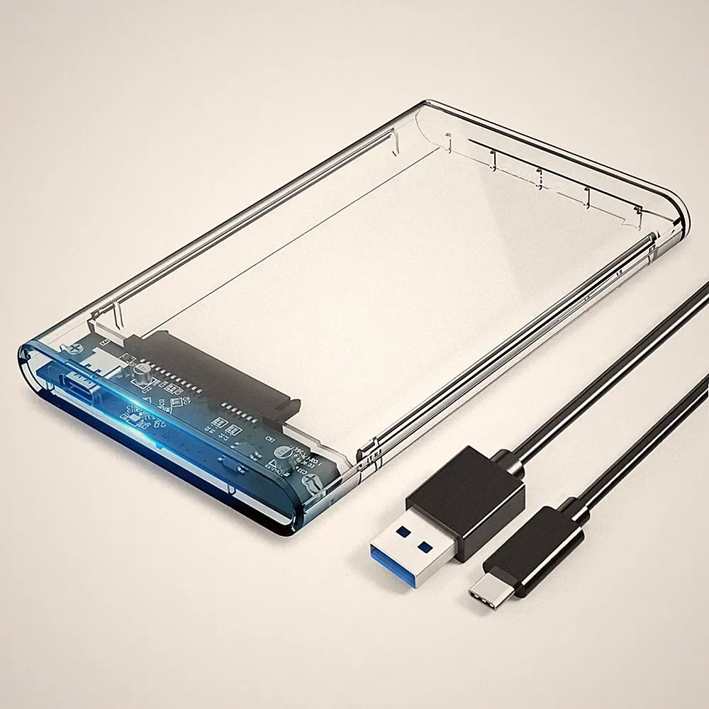 2.5 inch Hard Drive Enclosure SATA to USB C 3.1 Gen1 5Gbps External Hard Driv...