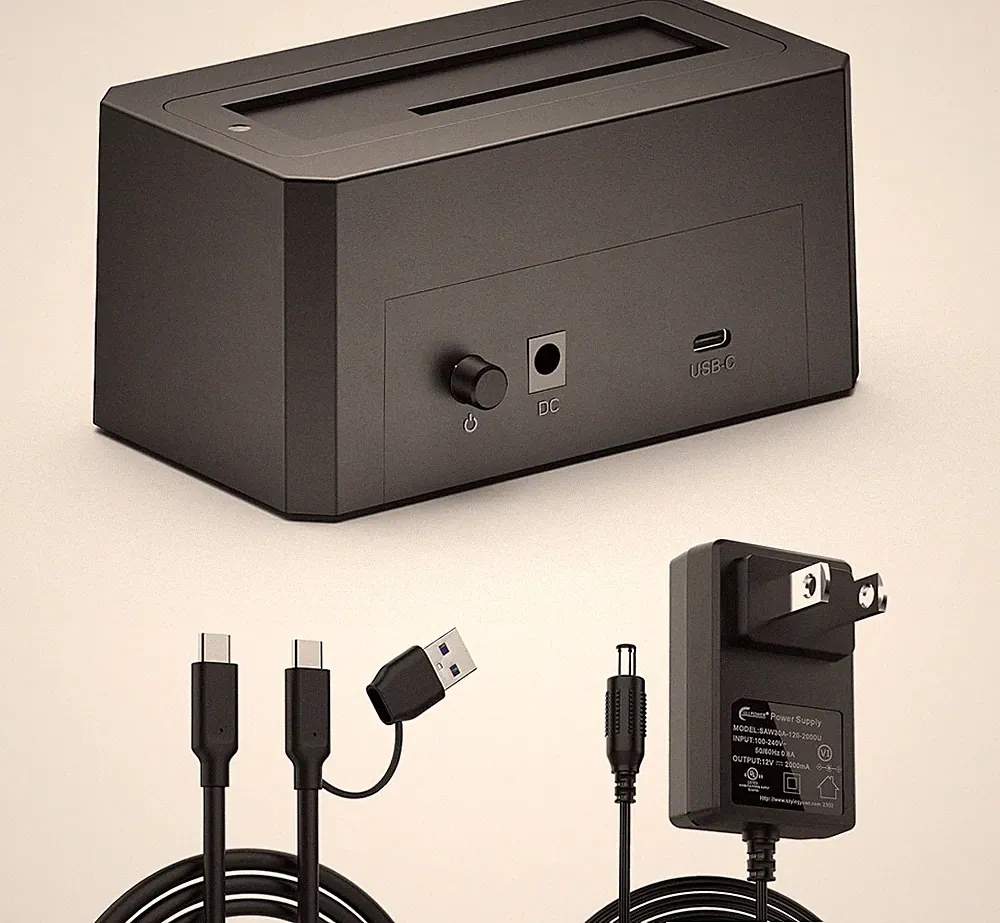 Acasis External SAS/SATA Hard Drive Dock USB 3.0 Plug & Play for 2.5/3.5" HDD