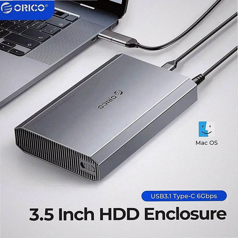 ORICO 2.5 3.5 Inch HDD Enclosure USB 3.1 Type-C External Hard Drive Case
