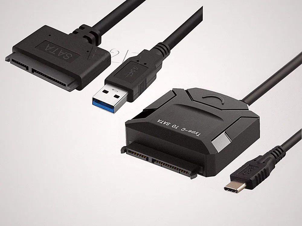 USB 3.0 and USB Type-C 3.1 to 2.5" 3.5" HDD SSD Hard Drive Adapter Cable