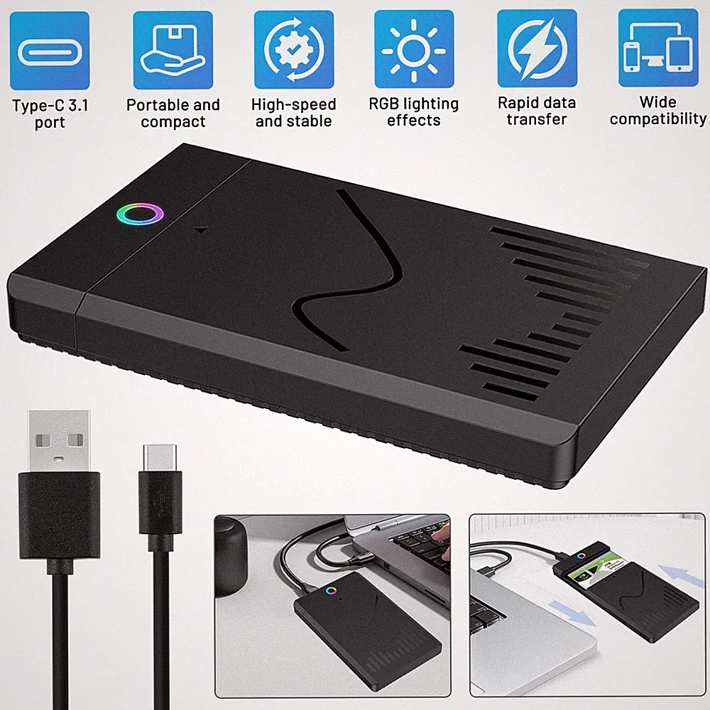 usb 3.1 external hard drive enclosure