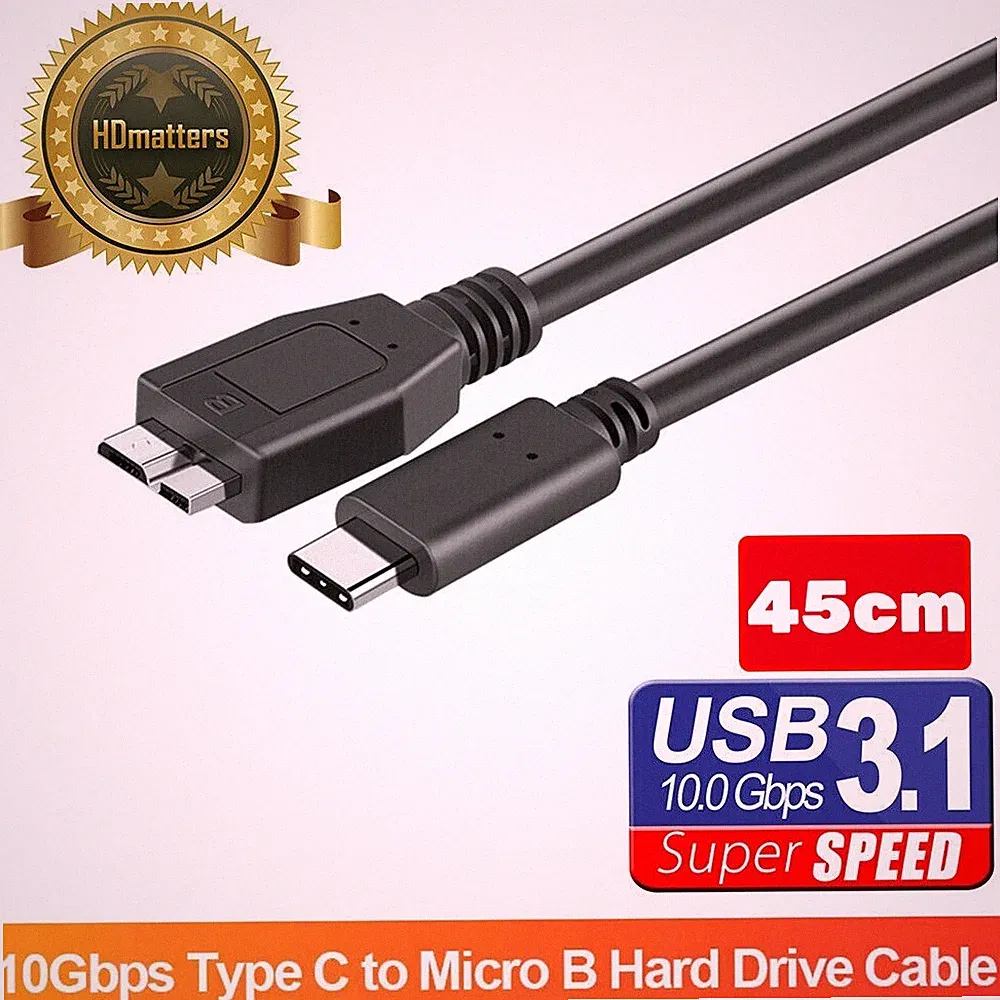usb c to micro b 3.0 cable 10G Type C USB 3.1 HDD cable USB C Hard Drive cable
